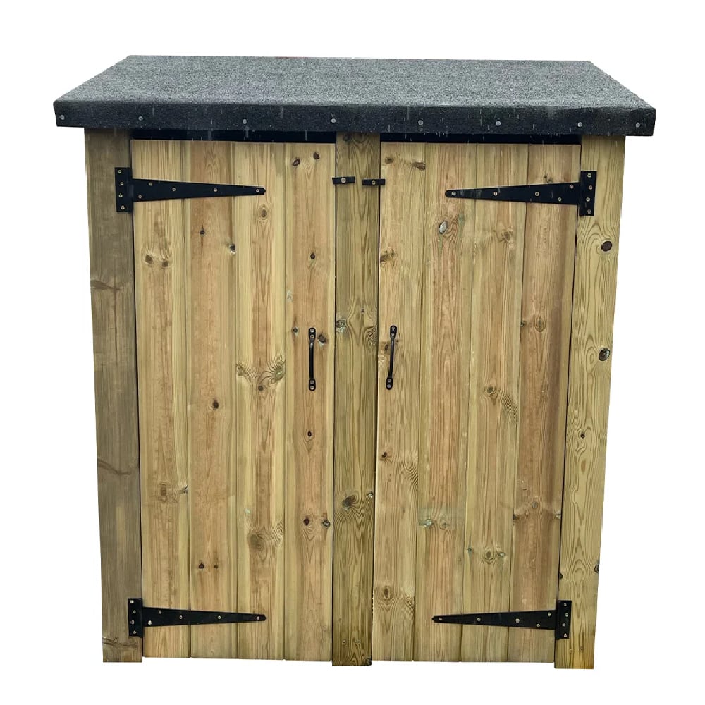 Product photograph of Durango Wooden Garden Double Tool Shed In Natural from Furniture in Fashion
