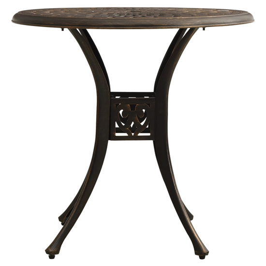 Durham Cast Aluminium 3 Piece Bistro Set In Bronze