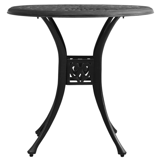 Durham Cast Aluminium 5 Piece Bistro Set In Black