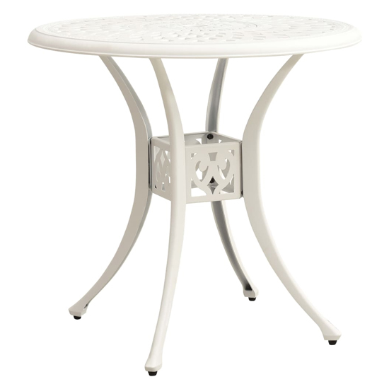 Durham Cast Aluminium 5 Piece Bistro Set In White