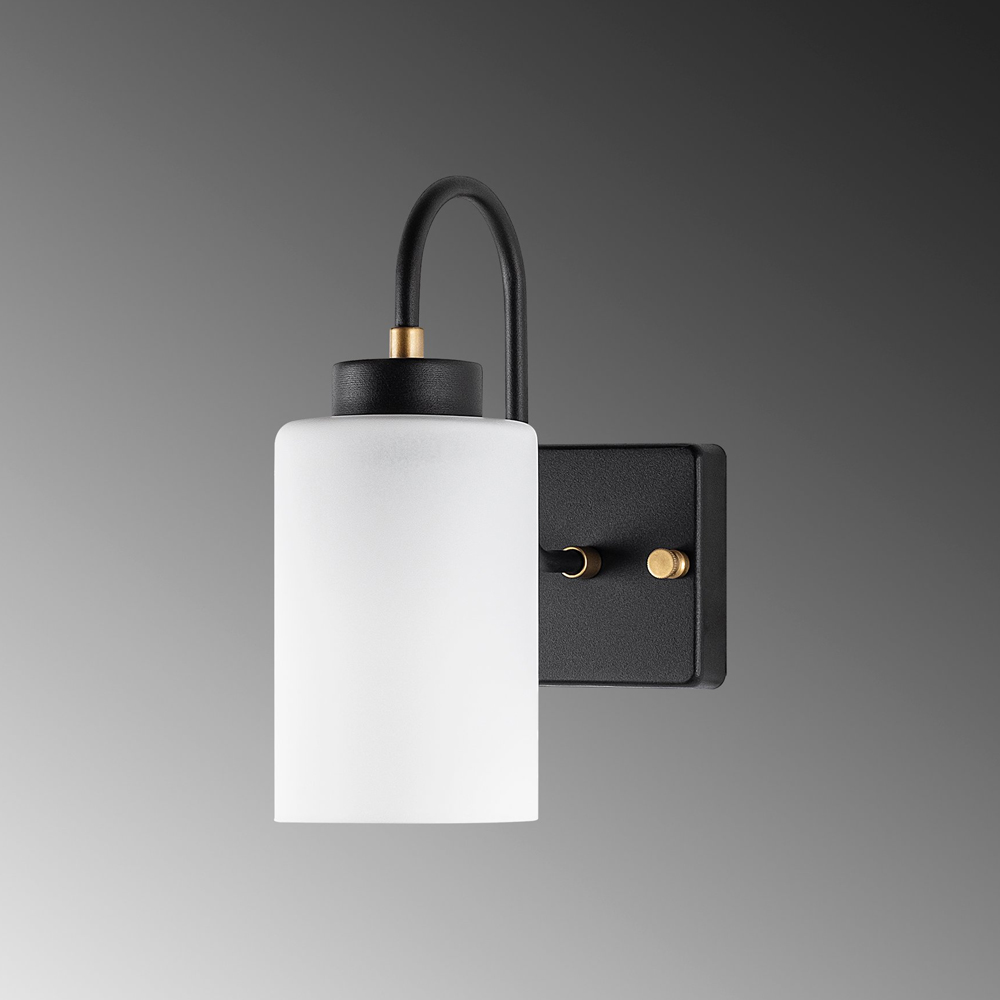 Duzsuz Metal Wall Light in White and Black