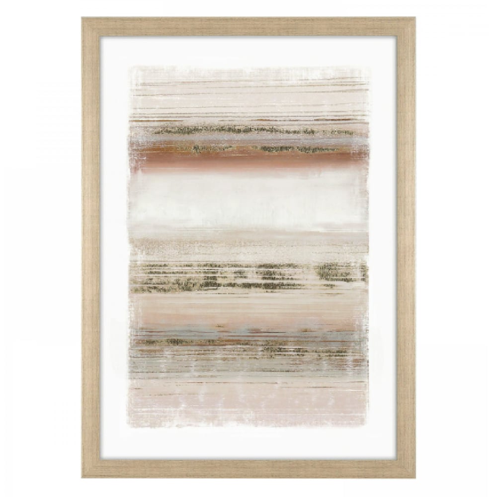 Dyersville Wooden Atmosphere Wall Art In Oak Frame