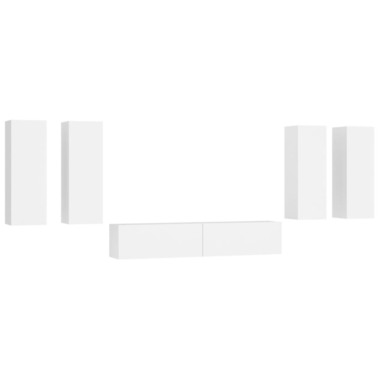 Dyllis Wooden Living Room Furniture Set In White
