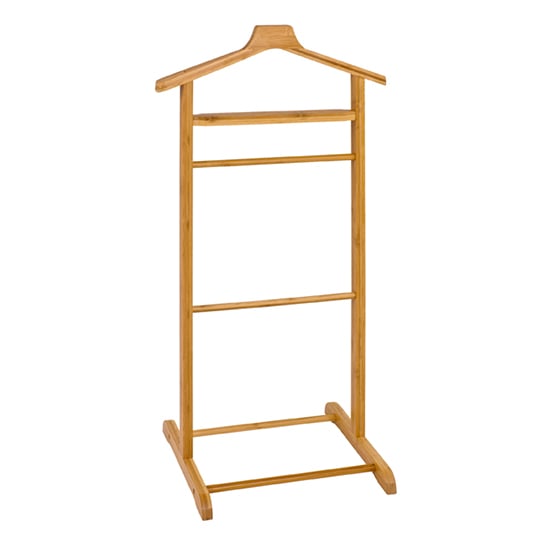 Read more about Eagar bamboo valet stand in natural