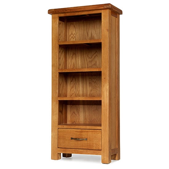 Earls Wooden DVD Storage Stand In Chunky Solid Oak_2