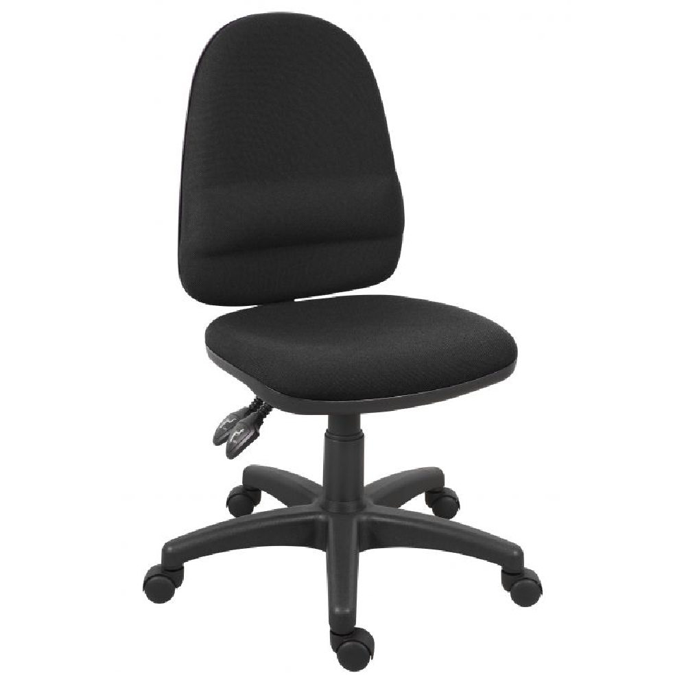 Read more about Earlville backrest fabric home and office chair in black