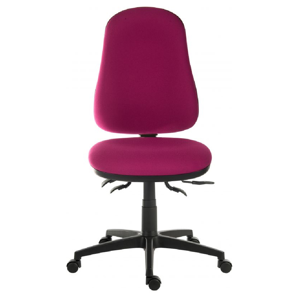 Earlville Fabric Home And Office Chair In Dark Pink Furniture in Fashion
