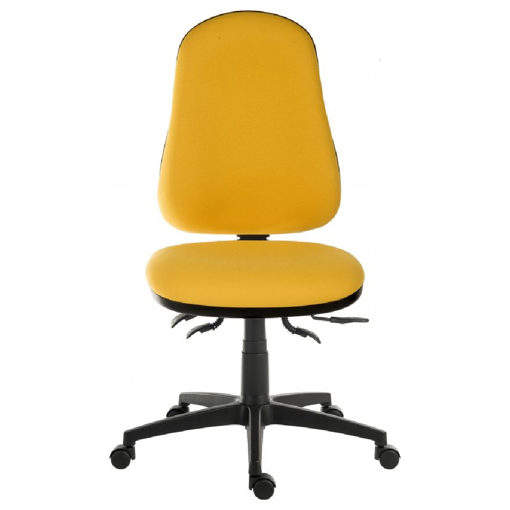 Earlville Fabric Home And Office Chair In Yellow thumbnail