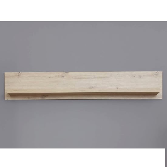 Product photograph of Echo Wooden Wall Shelf In Artisan Oak from Furniture in Fashion