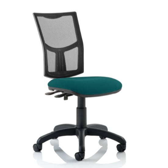 Read more about Eclipse ii mesh back office chair in maringa teal no arms