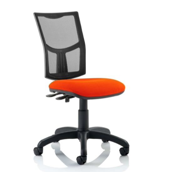 Eclipse II Mesh Back Office Chair In Tabasco Red No Arms