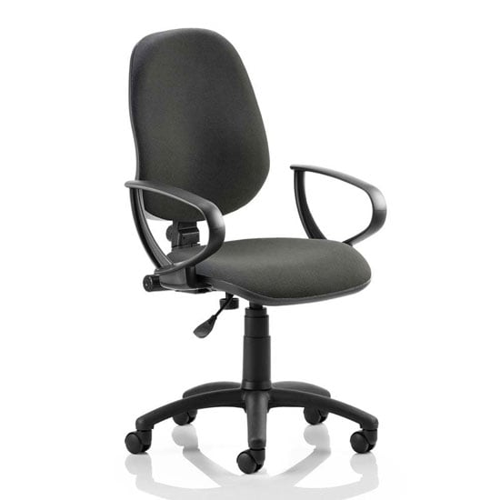 Photo of Eclipse plus i office chair in black with loop arms