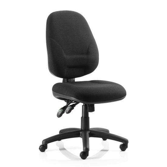 Eclipse Plus XL Office Chair In Black No Arms