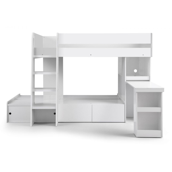 Ebrill Wooden Bunk Bed In White_2