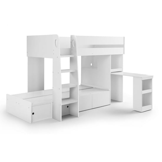 Ebrill Wooden Bunk Bed In White_3