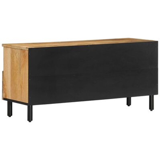 Eden Wooden TV Stand With 5 Shelves In Natural