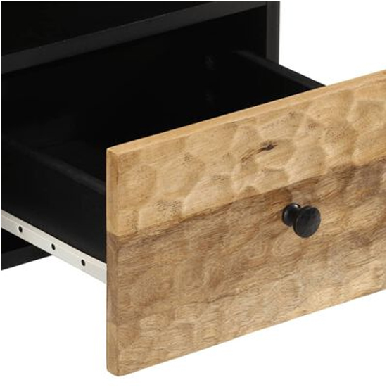 Eden Wooden TV Stand With 5 Shelves In Natural