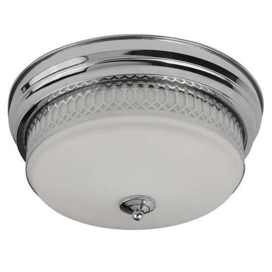 Edinburgh 2 Lights Ceiling Flush Light In Chrome Furniture in Fashion