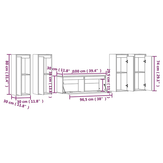 Edsel Solid Pinewood Entertainment Unit In White