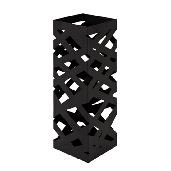 Ehrenberg Metal Criss Cross Style Umbrella Stand In Black_2
