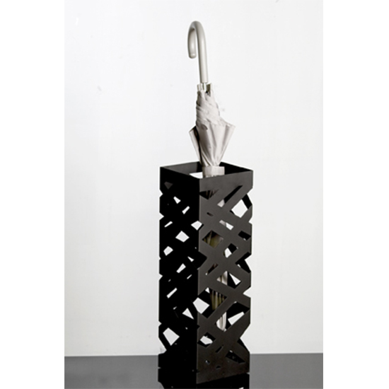 Photo of Ehrenberg metal criss cross style umbrella stand in black