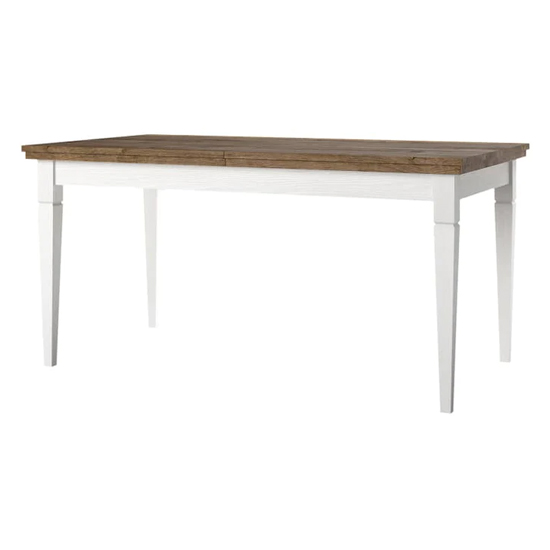 Eilat Extendaing Wooden Dining Table In Abisko Ash