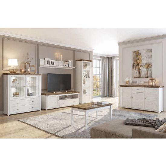 Eilat Wooden Wall Shelf In Abisko Ash