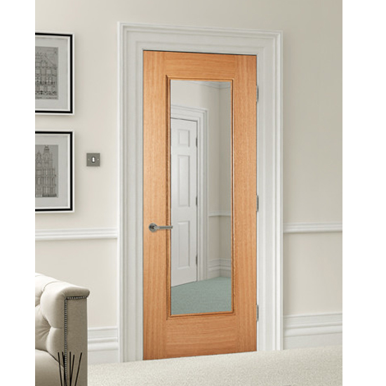 Read more about Eindhoven glazed 1981mm x 686mm internal door in oak