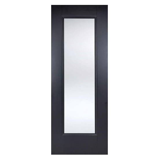 Eindhoven Glazed 1981mm x 762mm Internal Door In Black