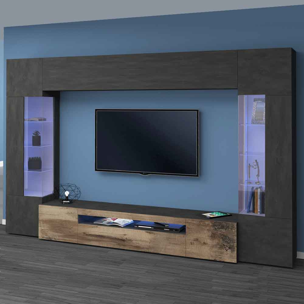 Eindhoven Wooden Entertainment Unit In Report And Pereira Maple