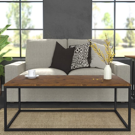 Product photograph of Elaina Rustic Wooden Coffee Table In Vintage Pine from Furniture in Fashion