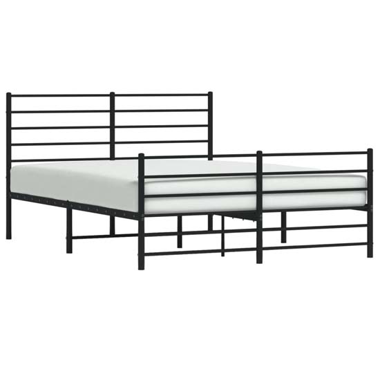 Eldon Metal Double Bed In Black