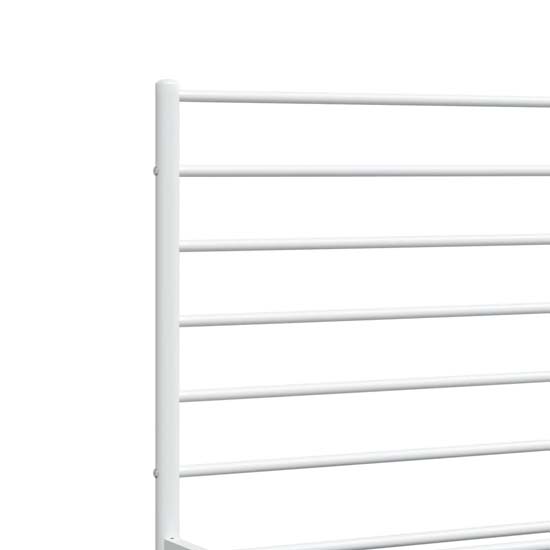 Eldon Metal Double Bed In White