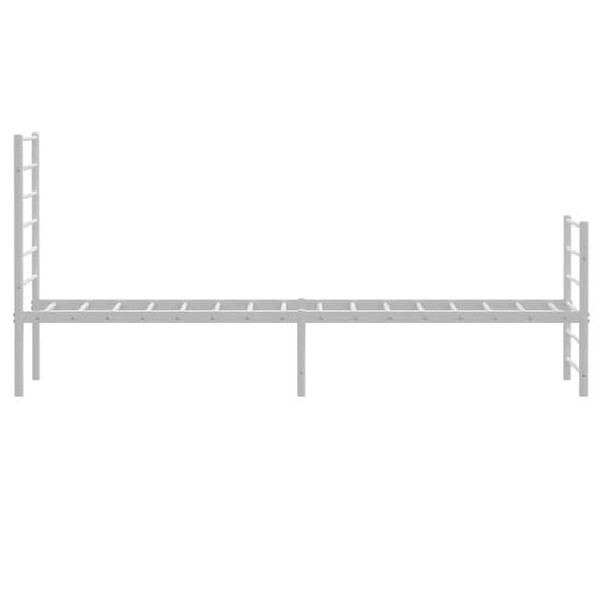 Eldon Metal Single Bed In White