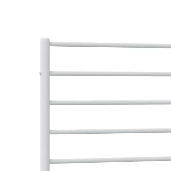 Eldon Metal Single Bed In White