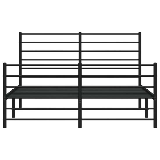 Eldon Metal Small Double Bed In Black