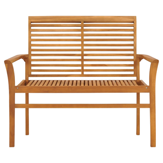Elena Wooden Garden Seating Bench In Natural