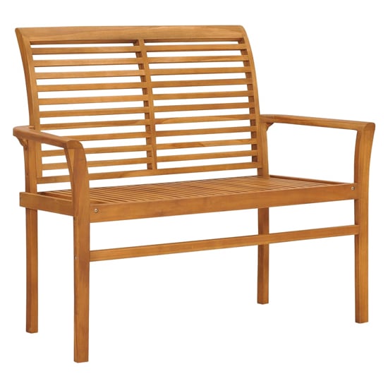 Read more about Elena wooden garden seating bench in natural