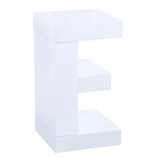 Photo of Elettra high gloss lamp table in white