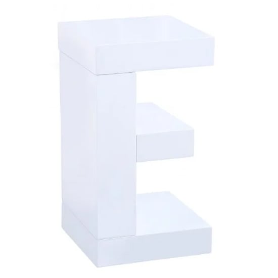 Read more about Elettra high gloss lamp table in white