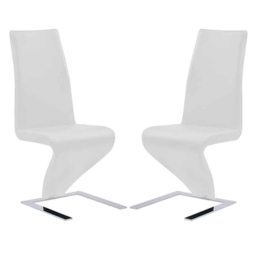 Elgin Convertible Sonoma Oak Dining Table 6 Demi White Chairs