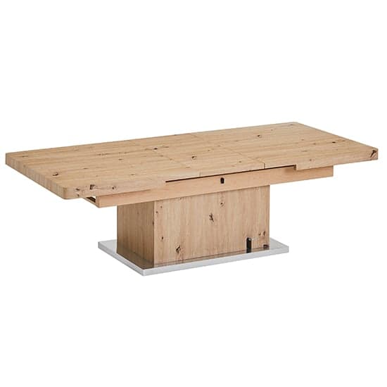 Elgin Extending Wooden Coffee In To Dining Table In Sonoma Oak