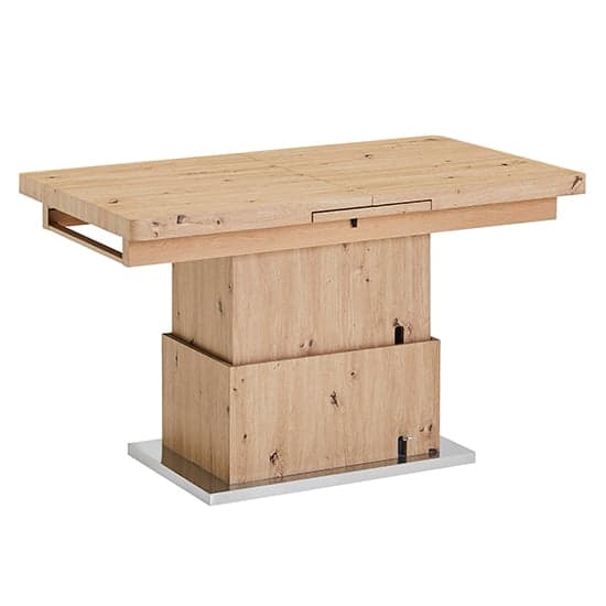 Elgin Extending Wooden Coffee In To Dining Table In Sonoma Oak