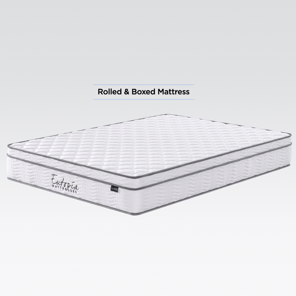 Elgin Fabric 3ft Pocket Spring Mattress - White