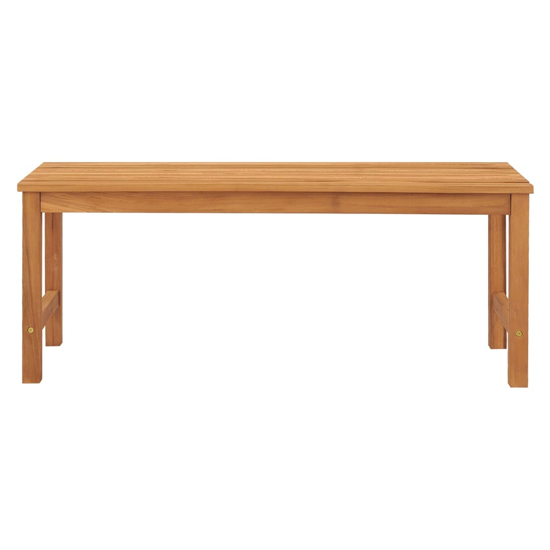 Eliza Wooden Garden Seating Bench In Oak