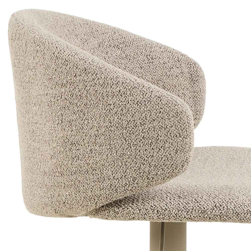 Elkhorn Beige Fabric Dining Chairs In Pair