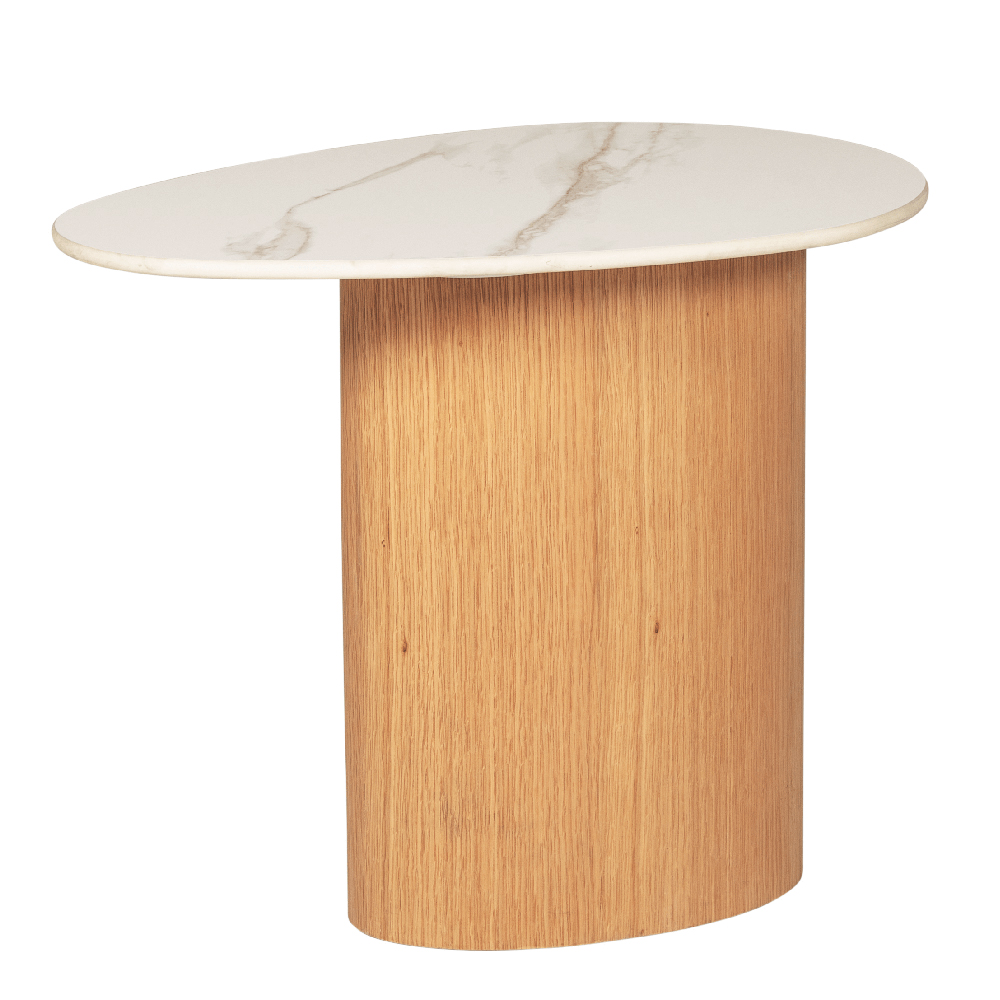 Read more about Elkhorn ceramic oval lamp table in sand