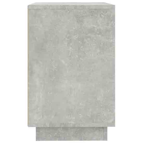 Elkin Wooden Sideboard With 3 Doors In Concrete Grey