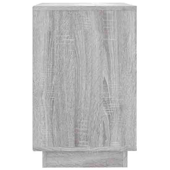 Elkin Wooden Sideboard With 3 Doors In Grey Sonoma