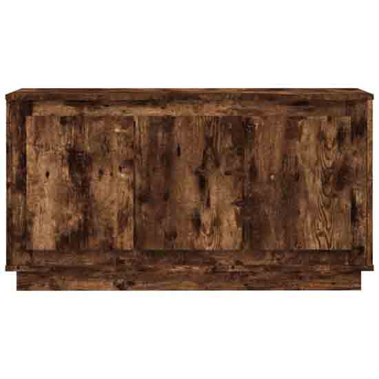 Elkin Wooden Sideboard With 3 Doors In Smoked Oak